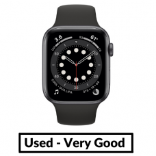 Apple Watch Series 6 GPS 44mm Space Gray with Black Sport Band